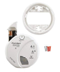 Battery Powered SCO500B Wireless Interconnected Photoelectric Smoke And Carbon Monoxide Alarm with mounting bracket and screws