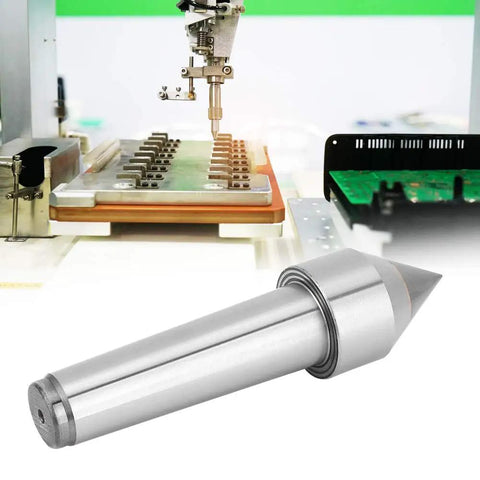 Durable Dead Center For Lathe And Milling Machine, Morse Taper 60 Degree Center With Cemented Carbide Tip in CNC setup