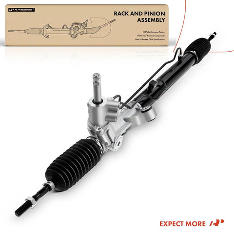 Beefed-Up Power Steering Rack And Pinion For Honda Civic 1996-2000 1.6L And Acura EL 1997-2000 1.6L With Inner Tie Rods And Dust Boots Hydraulic