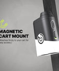 Adaptive Slope Golf Rangefinder With 900 Yard Laser Readouts Flag Lock Vibration 6X Magnification Magnetic Cart Mount