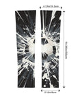Ice Silk Cooling Arm Sleeves For Men And Women 2 Pack UV Sun Protection lightweight stretch covers with soccer design.