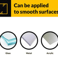 Image showing glass, metal, and acrylic surfaces for Hands Free Suck N Clamp Adjustable Cup Clamps Pack Of 6 For Windshield Repair