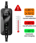 Plug And Play Portable Ev Charger Type 1 Sae J1772 16a Evse Charging Cable Wallbox with LED indicators and safety features.