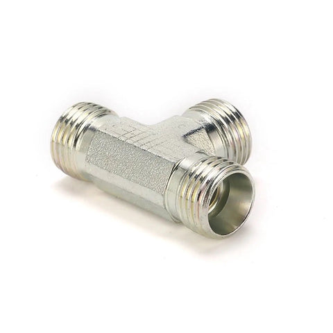 100 Piece Set M22 Metric Male Thread Equal Tee Pipe Fitting for Plumbing and Pneumatics, DIY Friendly, Heavy Duty One Color Finish