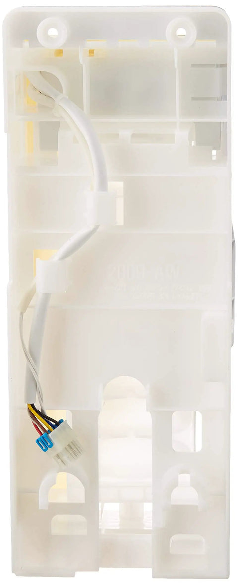 Back view of Genuine OEM Freezer Ice Maker Assembly White For Refrigerators Easy Install Ice Maker Module With Durable Performance