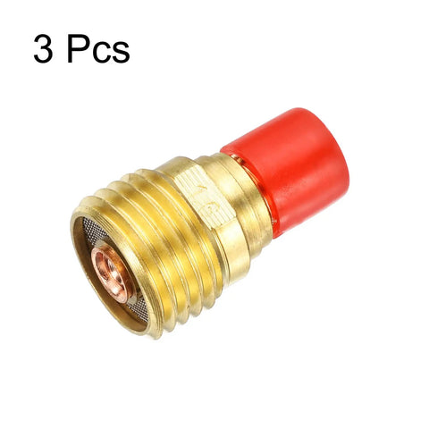 Three Piece Gas Lens Collet Body Kit 45V43 One Sixteenth Inch Inner Diameter 14mm Connection For TIG Welding Torch WP9 WP20 WP25