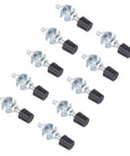 Beefy M6x54mm Toggle Clamp Screw, 54mm Total Length, 41mm Thread, Rubber Head 16x13x13mm, Carbon Steel Adjustable Clamp, 10 Pieces