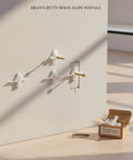 Heavy Duty M8 Drywall Anchors With Screws Kit For Hollow Walls Ideal For Mounting Heavy Shelves Cabinets TV Brackets Mirrors