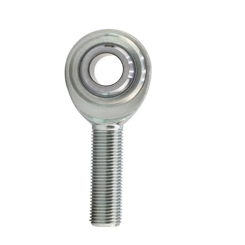 Heavy Duty Rod End Bearing Heim Joints With 1/2-20 Right Hand Male Thread And Jam Nuts, Two Pack, 1/2 Inch, Forged Carbon Steel Body, Hardened Bearing Steel Ball, PTFE Lined Outer Ring For Smooth, Durable Performance, 1/2-20 RH male thread