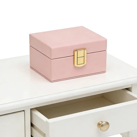 6 Piece Gold Tone Zinc Alloy Toggle Catch Latches For Wooden Boxes Storage And Jewelry Cases Heavy Duty Surface Mount Hardware Solutions on pink jewelry box