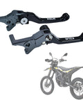 Ultra Bee Ready To Roll Brake And Clutch Lever Set CNC Foldable Aluminum 7075 Upgrade Kit with Sur Ron Ultrabee bike view