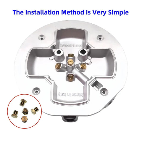 36 Piece Propane Orifice Kit For Grill Masters And BBQ Pros, brass burner nozzles on grill setting, M6x0.75, various hole sizes