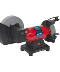 Badass 150MM Bench Grinder With 200MM Wet And Dry Grinding Stone 250W Motor Integrated Water Tray for metalwork