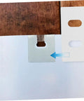 50 Pack Vertical Blind Repair Tabs Kit Quick And Easy Fix For Vertical Blinds With Strong Adhesive Tabs Durable Replacement Parts For Damaged Slats And Broken Blinds