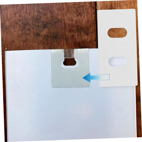 50 Pack Vertical Blind Repair Tabs Kit Quick And Easy Fix For Vertical Blinds With Strong Adhesive Tabs Durable Replacement Parts For Damaged Slats And Broken Blinds