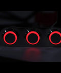 Three Button Motorcycle Handlebar Switch With Stainless Steel Headlight All In One Horn And Turn Signal Controls image