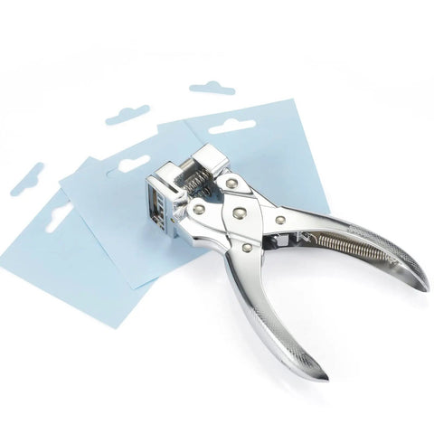 Butterfly Hole Punch Tool For DIY Projects Dope Handy Handheld Steel T Slot Punch Cutter with cards for crafting and labeling