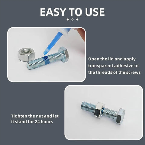 Medium Strength Thread Locker 243 For Bolts And Nuts, 50ml Sealant applied to threads to prevent loosening and corrosion