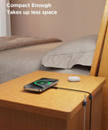 9 Pack Magnetic Cable Clips With Smooth Adjustable Slots Self Adhesive Cord Holders under nightstand keeping cables tidy