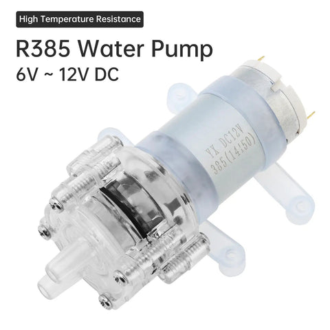 Compact Mini DC Water Pump Self Priming Diaphragm Motor 6 To 12V For Tea Makers Stoves Fish Tanks Aquariums And Hydroponics