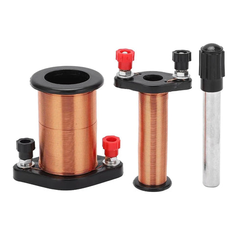 Electromagnetic Induction Coil Kit For Physics Class Primary And Secondary Coils Demonstration Tool Lightweight Portable Experimental Instrument