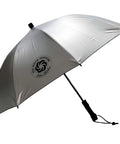 Silver Shadow Hiking Umbrella With UPF 50 Plus Sun And Rain Protection Ultralight 8.9 Oz Fiberglass Frame reflective surface