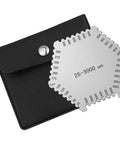 Pro Grade Wet Film Thickness Gauge Hexagon Comb For Paint Coatings And Lab Use Measures 25 To 3000 Microns with case