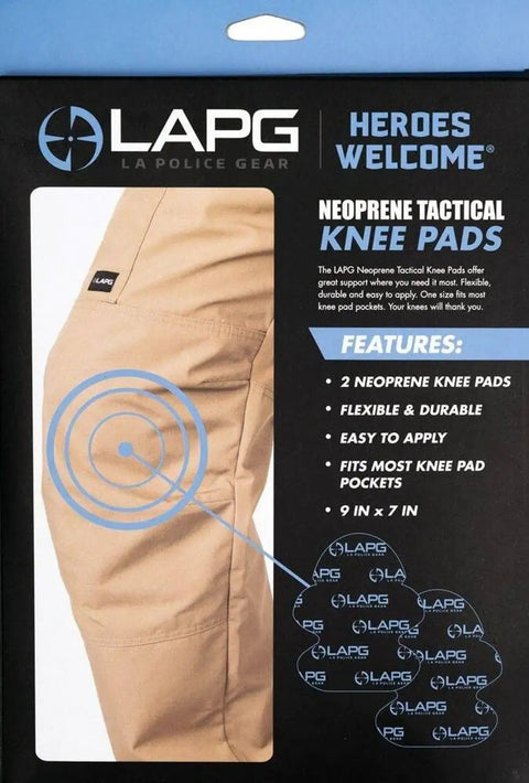 Slip In Neoprene Knee Pads For Work Pants Cushioned Three Eighths Inch Internal Knee Pad Inserts For Kneeling On Rough Surfaces packaging