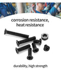 390 Pcs M3 Flat Head Countersunk Cross Machine Screws And Nuts Set In Black Steel For Electronics, DIY Projects, Robotics And Hobby Builds With Hex Nuts Kit For Strong Easy Mounting, black M3 screws and hex nut
