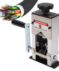 Manual Wire Stripping Machine With Fixed Steel Frame For Manual Electric Drill powered cranking efficiently strips copper aluminum wires from 1 to 25mm diameter.