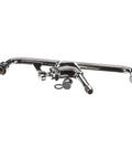 Add-On Deck Mount Kitchen Pre-Rinse Faucet With 12-Inch Spout In Polished Stainless Steel, 3/8-Inch NPT Inlet And Outlet, Low Lead