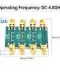 RF Attenuator With SMA Double Female Connector 50 Ohm For Precise Signal Attenuation, DC Coupled, Stable Load Matching, Carbon Film