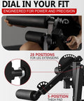 Close-up of Beast Mode Lower Body Leg Extension And Curl Machine with focus on the adjustment handle and leg extension positions.