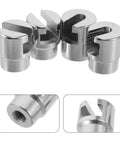 Dent Removal Tool Replacement Screw Tips Iron For 4pc Slide Hammer Auto Body Dent Puller Kit With Sheet Metal Adapters For Professional Workshops Rapid Dent Repair, 4-piece metal tips