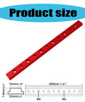 Aluminum T Slot Track Sliding Nut For Jigs And Fasteners Easy Install Anti Rust Nut For Woodworking Projects, 300mm red track