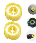 Automatic Inflatable Life Vest Bobbin Replacement Kit With Manual And Auto Inflation Tablets close-up of yellow bobbin.