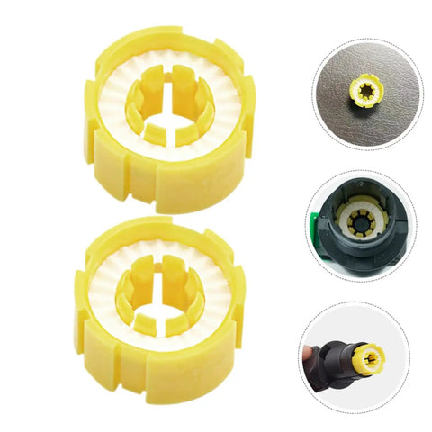 Automatic Inflatable Life Vest Bobbin Replacement Kit With Manual And Auto Inflation Tablets close-up of yellow bobbin.