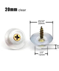 Adjustable Leveling Feet Set Of 48 For Furniture Tables Chairs And Cabinets Wobble Free Shockproof Glide Feet with 20mm clear finish
