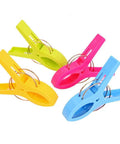 Heavy Duty Beach Towel Clips For Chairs And Loungers, multicolored, windproof clips to keep towels from blowing away on beach.