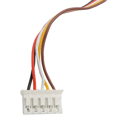 Close-up of 5-line connector for Digital RC Servo Steering Engine PX9200-21, Beefy 2.2Kg Torque, 1:10 Scale RC Cars.