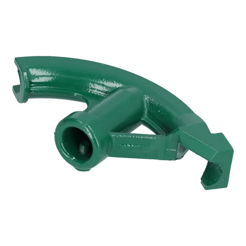 HUIOP Heavy Duty Electric Pipe Bender For Water And Electricity Projects Labor Saving Manual Tube Former part, durable green cast iron material.