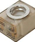 60 Amp Battery Terminal Fuse For Marine Electrical Systems, clear 60A BUSS fuse with metal ring