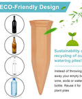 10 Pack Clay Self Watering Nails For Indoor And Outdoor Plants Terracotta Plant Watering Piles with eco-friendly design.