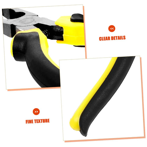 Close-up of Straight Shooter Electrical Wire Stripper Plier built for fast job sites showing ergonomic handle and precision tips.