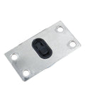 Sliding Door Roller Wheels Set 4 Pairs Nylon Wheel With Iron Shell Electroplating Finish for closet cabinet installation