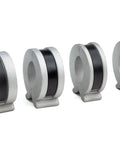 Four spacers of Must Have Stroke Control Kit For Hydraulic Cylinders With Micro Adjustable Spacer System For 0.75 To 1.0 Inch Shafts.