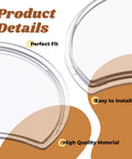 Product details of Water Tank Lid Cover Replacement for Nespresso Vertuo Next and Krups Vertuo showing fit and material.