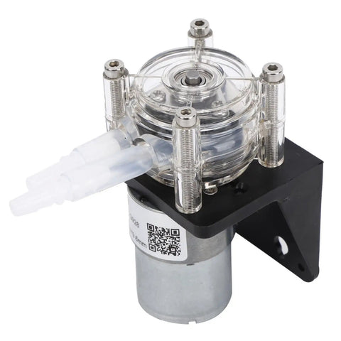 Domary Peristaltic Transfer Pump With 500Ml Min Flow Rate Perfect For Metering And Dosing Tasks Featuring Transparent Pc Body For Easy Monitoring Three Roller Head Design Reduces Pulsation Ensuring Stable Performance For Daily Liquid Handling Needs In