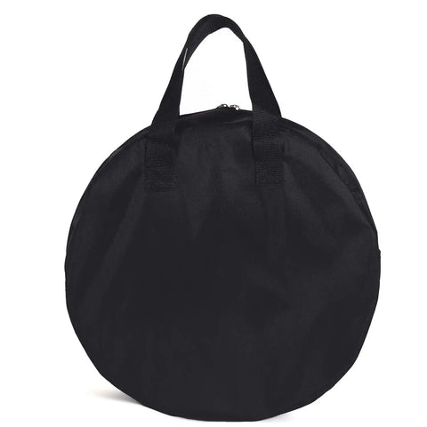 Black storage bag for Heavy Duty Extension Cord Reel With Bag, 100 Feet, Impact Resistant Plastic, Lightweight Organizer