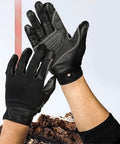 Premium Cowhide Climbing Gloves For Outdoor Sports Grippy And Long Lasting Comfort Ideal For Cycling Hiking Rock Climbing